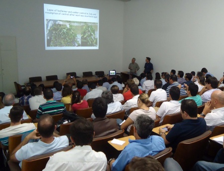 Professor norte americano faz palestra sobre o cancro cítrico e o greening na Flórida