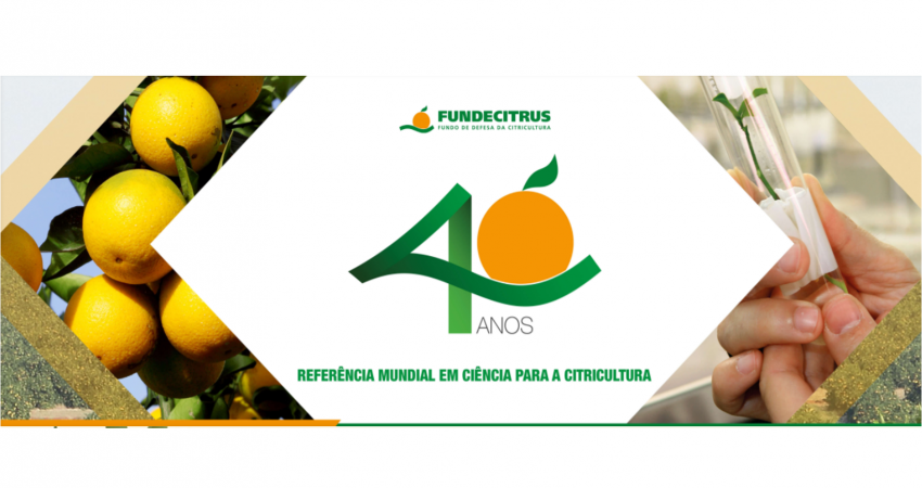 Fundecitrus comemora 40 anos neste 16 de setembro de 2017