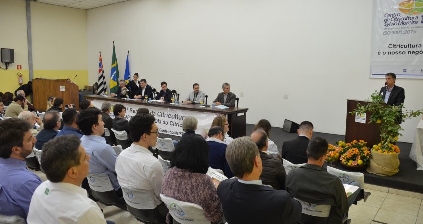 Fundecitrus fala sobre importância e competitividade da citricultura paulista na abertura da Semana da Citricultura