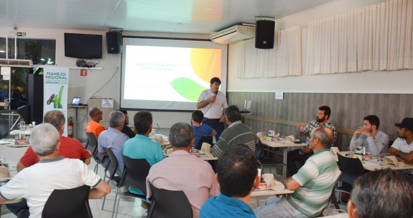 Novo Horizonte-SP recebe encontro de manejo sustentável do greening na próxima segunda-feira (30/9)