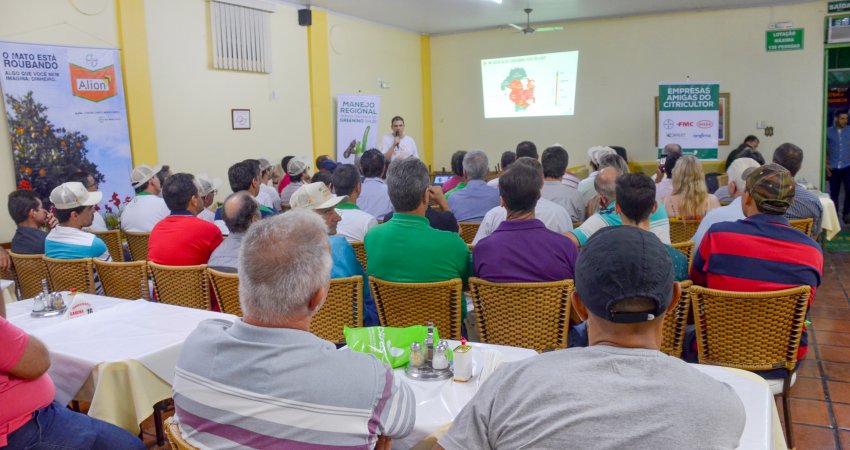 Próximo evento de manejo sustentável do greening acontece em Monte Azul, em 10/10