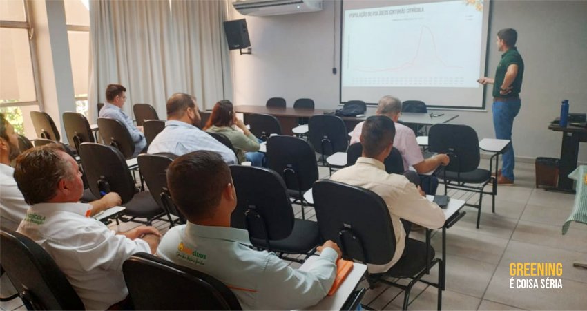 Enfrentamento regional do greening é tema de encontro com citricultores em Botucatu (SP)