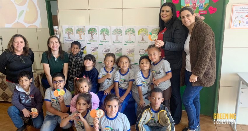 Estudantes de Ibiá (MG) participam de palestra de conscientização sobre a citricultura e o greening