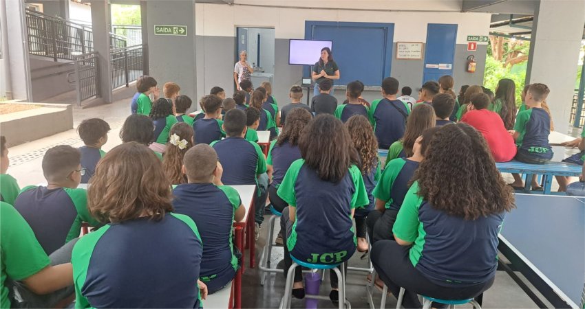 Fundecitrus promove palestra educativa em escola de Matão (SP)