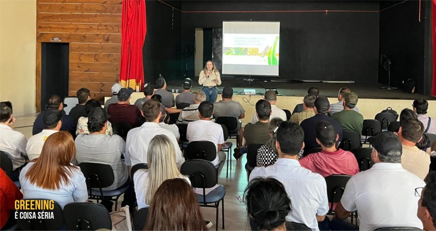 Controle do greening é tema de encontro com citricultores da região de São Miguel Arcanjo e Itapetininga (SP)