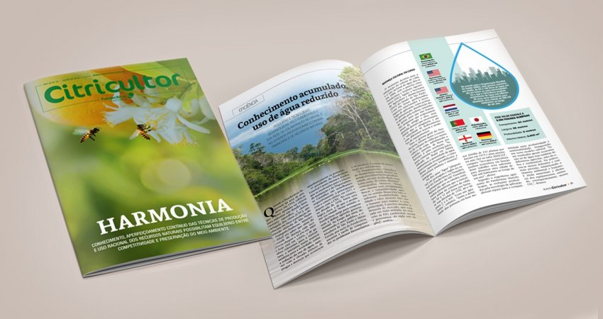 Nova edição da revista Citricultor destaca a sustentabilidade na citricultura