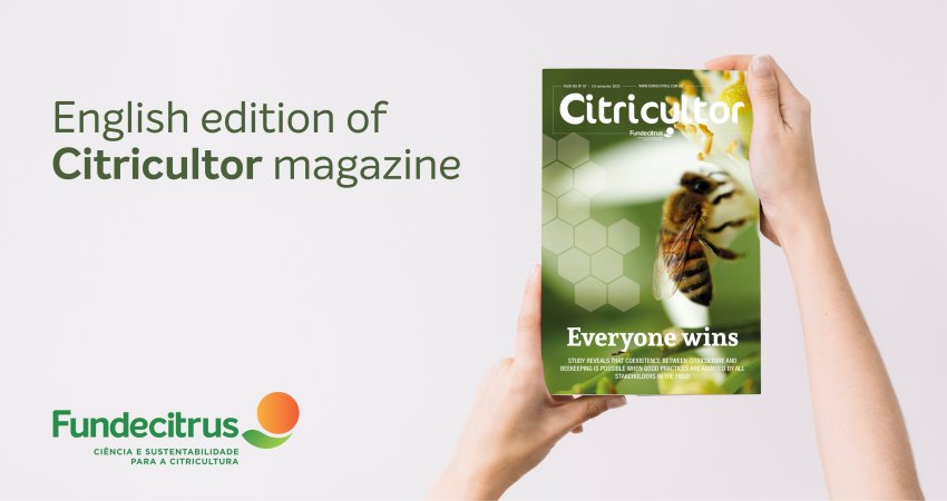 Versão em inglês da Revista Citricultor nº 57 já está disponível para o leitor