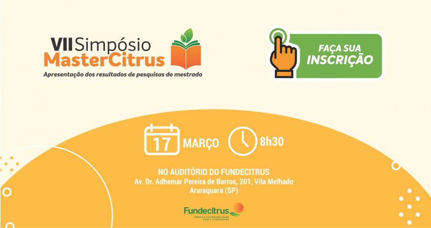 Simpósio MasterCitrus traz resultados de pesquisas do curso de mestrado do Fundecitrus