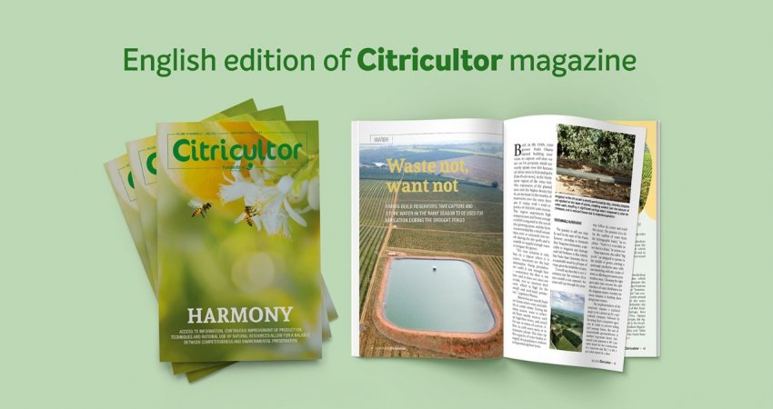 Citricultor magazine: edição em inglês da nova revista do Fundecitrus está disponível / The new issue of Citricultor magazine highlights sustainability in citriculture