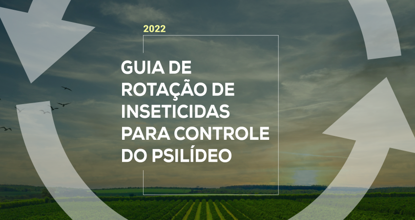 Fundecitrus lança Guia de rotação de inseticidas para controle do psilídeo